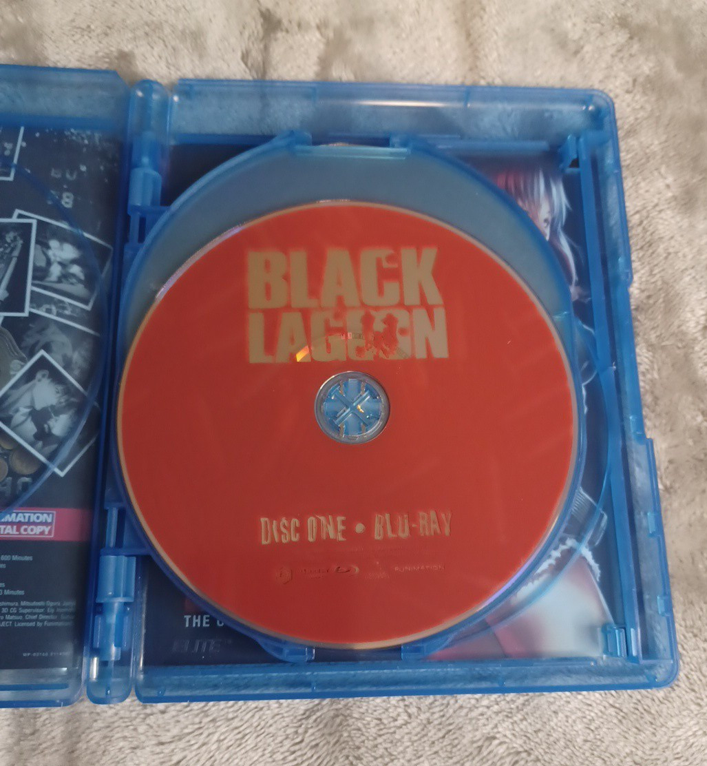 Black Lagoon Complete Collection Bluray w Robertas Blood Trail Reversible Cover