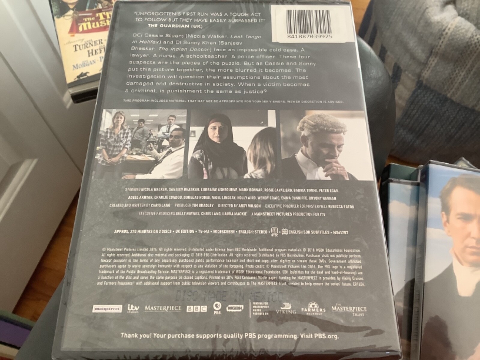 Unforgotten DVD…Brand New ! The Complete Second Season PBS