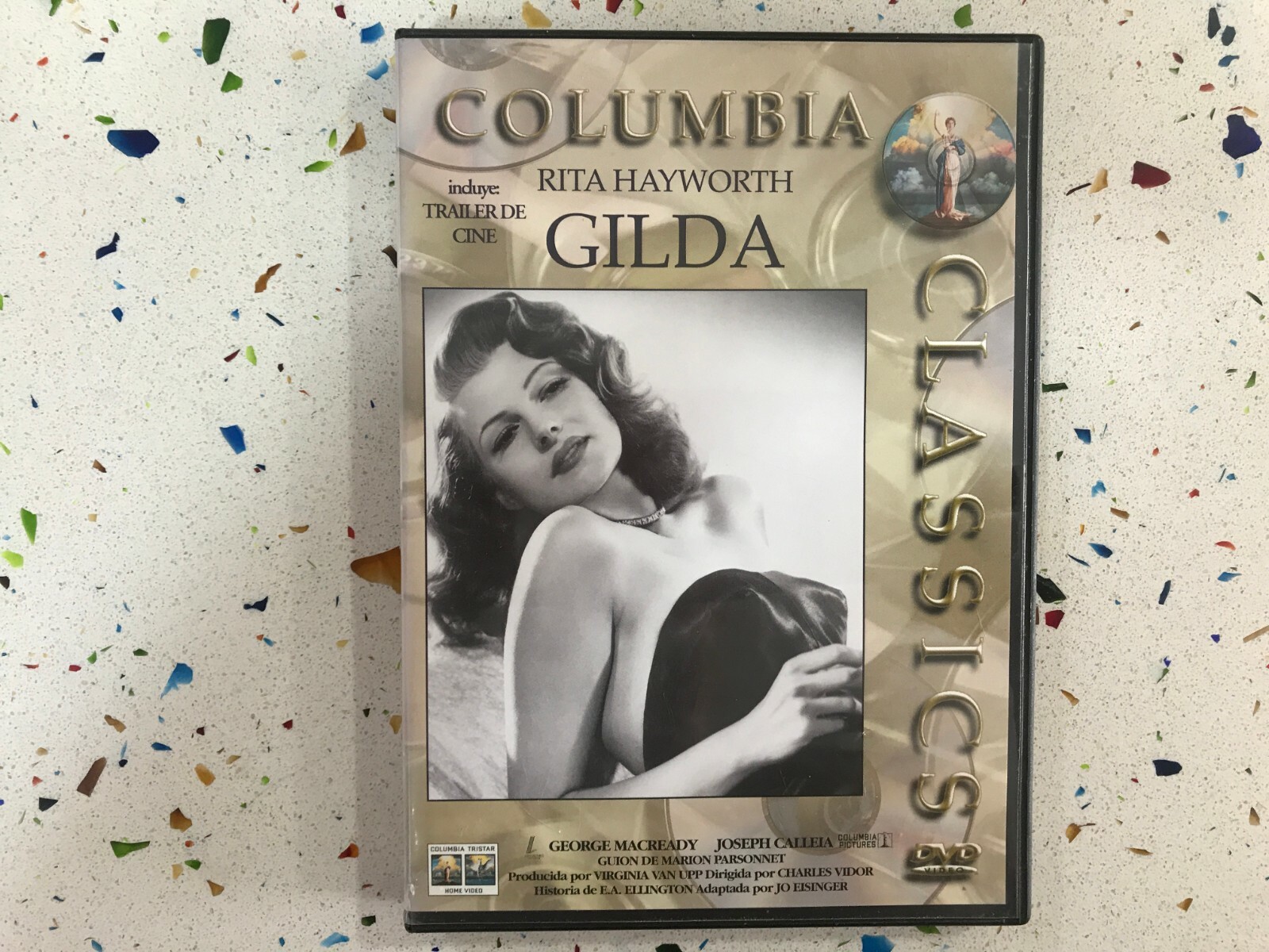 Gilda DVD Rita Hayworth Charles Vidor Spanish English French German Italian AM
