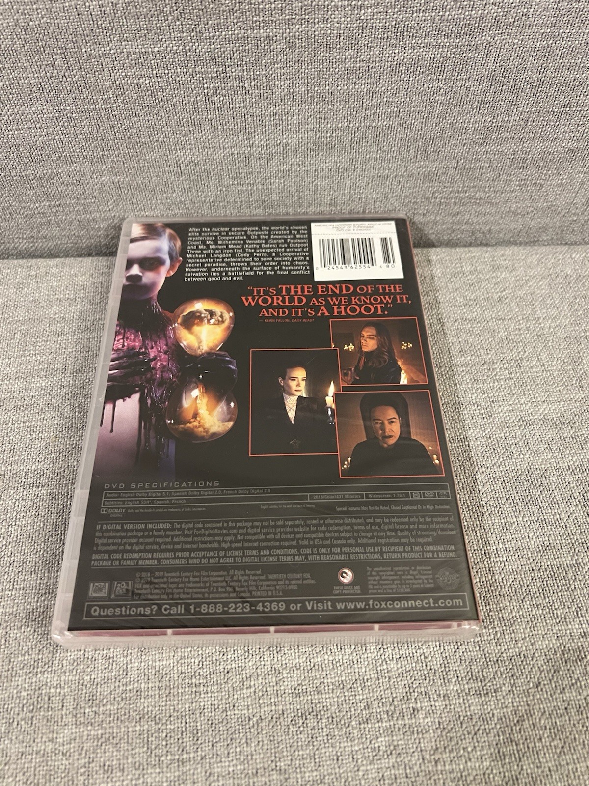 American Horror Story: Apocalypse: the Complete Eighth Season (DVD, 2018)