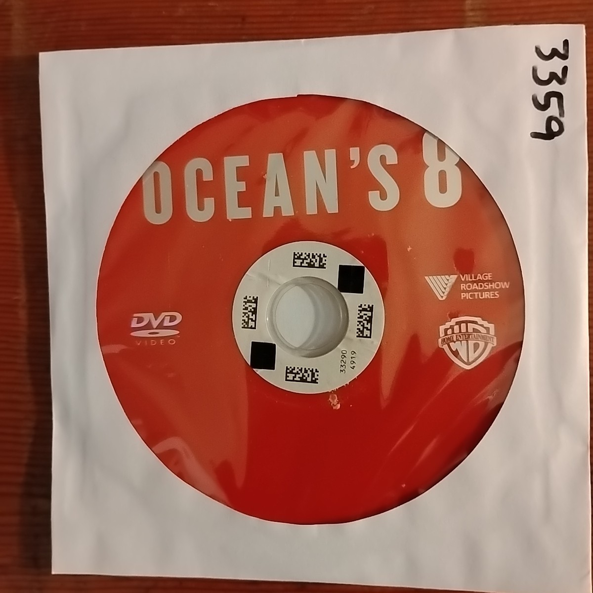 Ocean’s Eight (2018) Rdbx Disc Only 3359