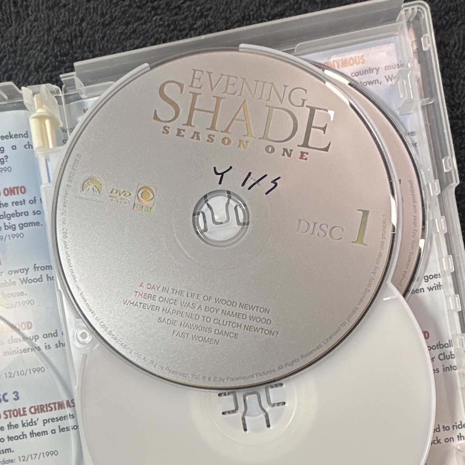 Paramount Evening Shade Season 1 DVD 5-Disc Burt Reynolds NR 2008 NTSC