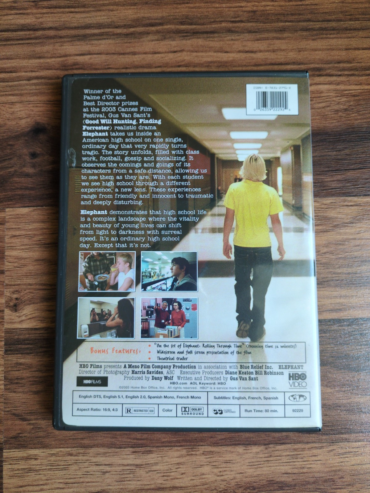Elephant (DVD HBO Films 2003) Gus Van Sant