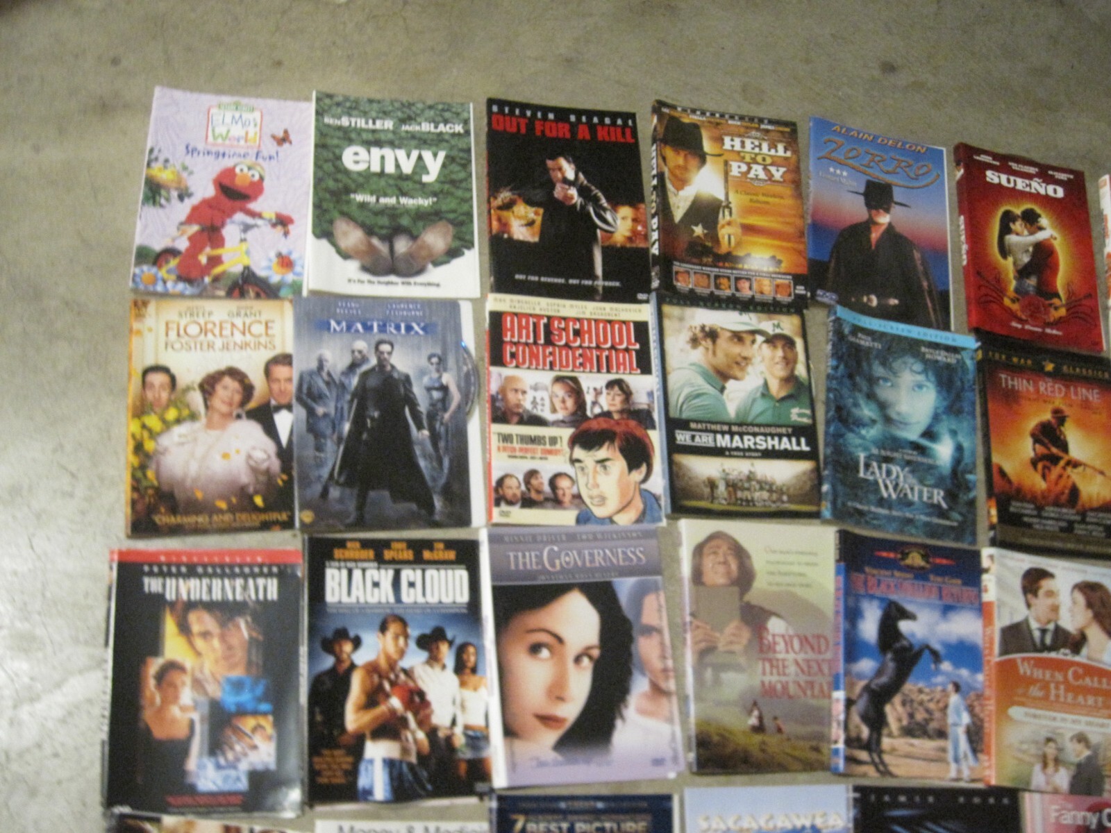 LOT of (42+) DVD’s NO CASES Movies TV Drama Comedy Thriller Action Family+