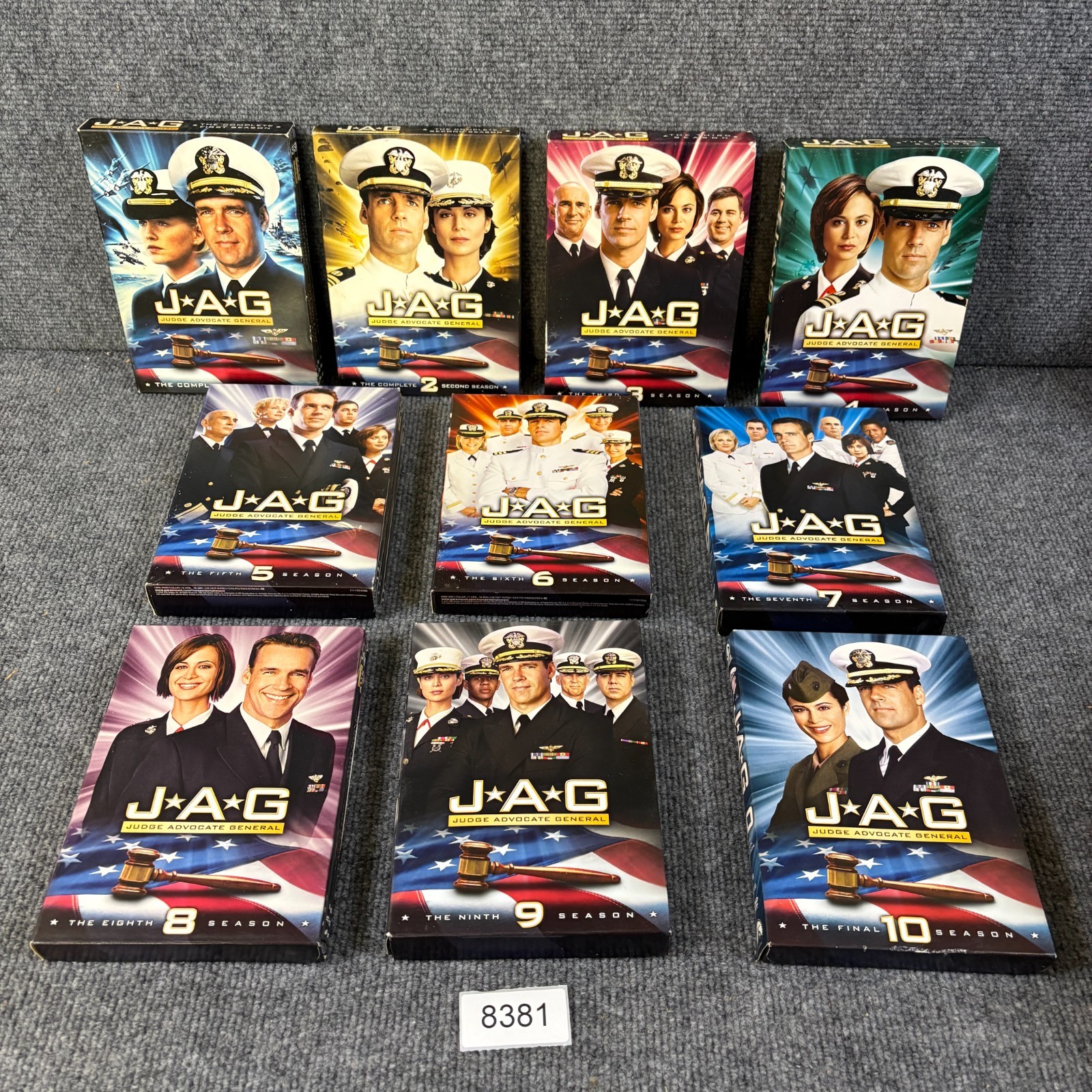 JAG:Complete Series Seasons 1-10 Set DVD Box Lot J.A.G. Judge Advocate General