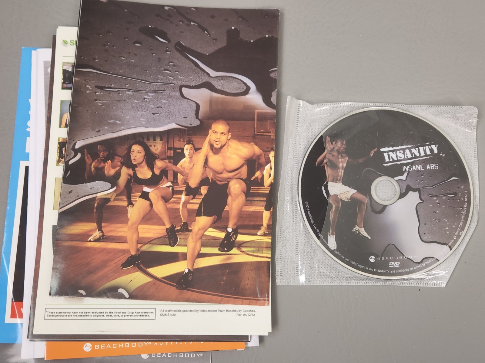 Insanity Workout Program Beach Body 10 DVD Set 60 Day Program Deluxe Kit +3 Disc