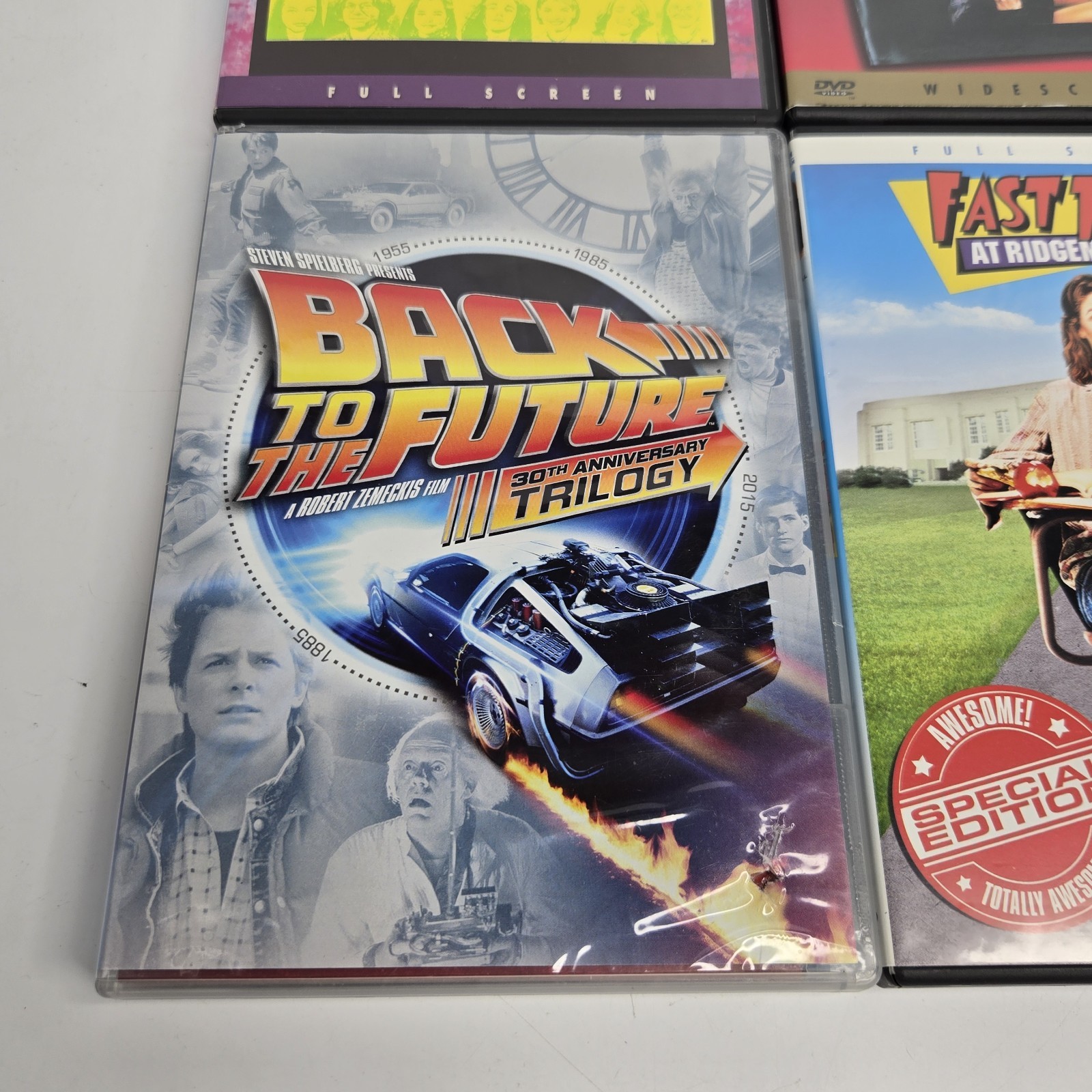 Comedy DVD lot Back to the Future Trilogy Fast Times Mallrats Dazed and Confused