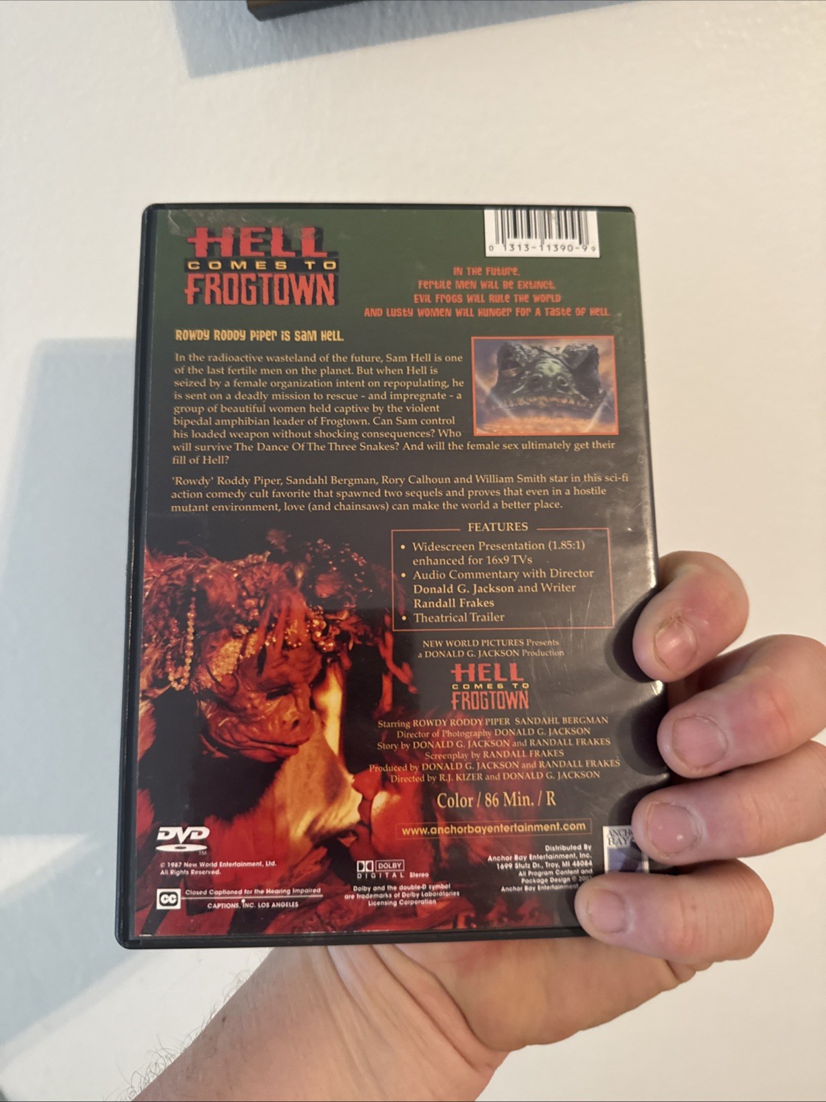 Hell Comes to Frogtown DVD Out of Print RARE Anchor Bay + Chapter Insert OOP