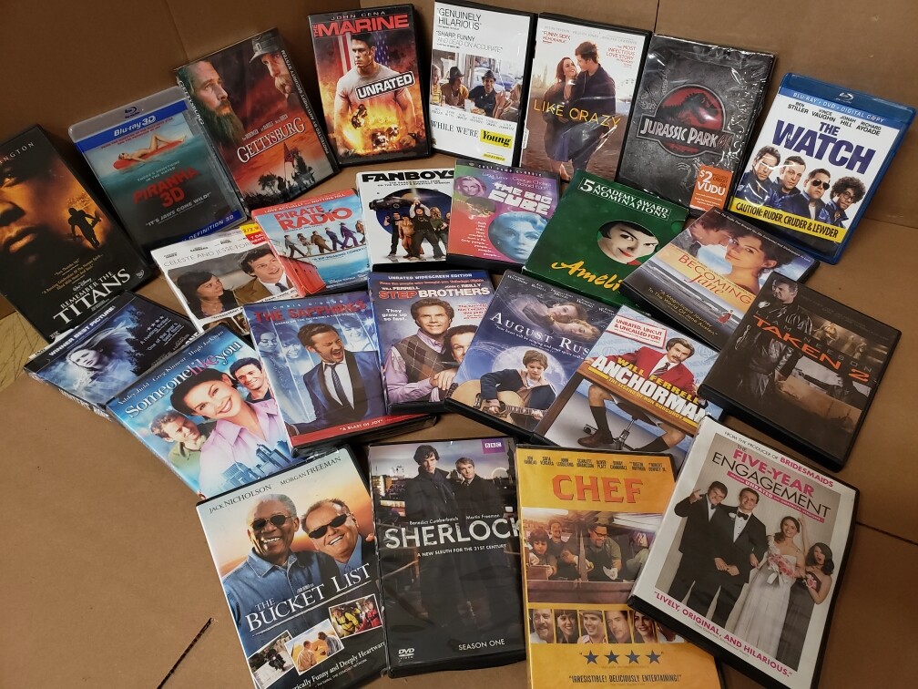 Lot of 10 DVD Action Drama Comedy Romance SCI-FI Adventure Movie RANDOM BUNDLE