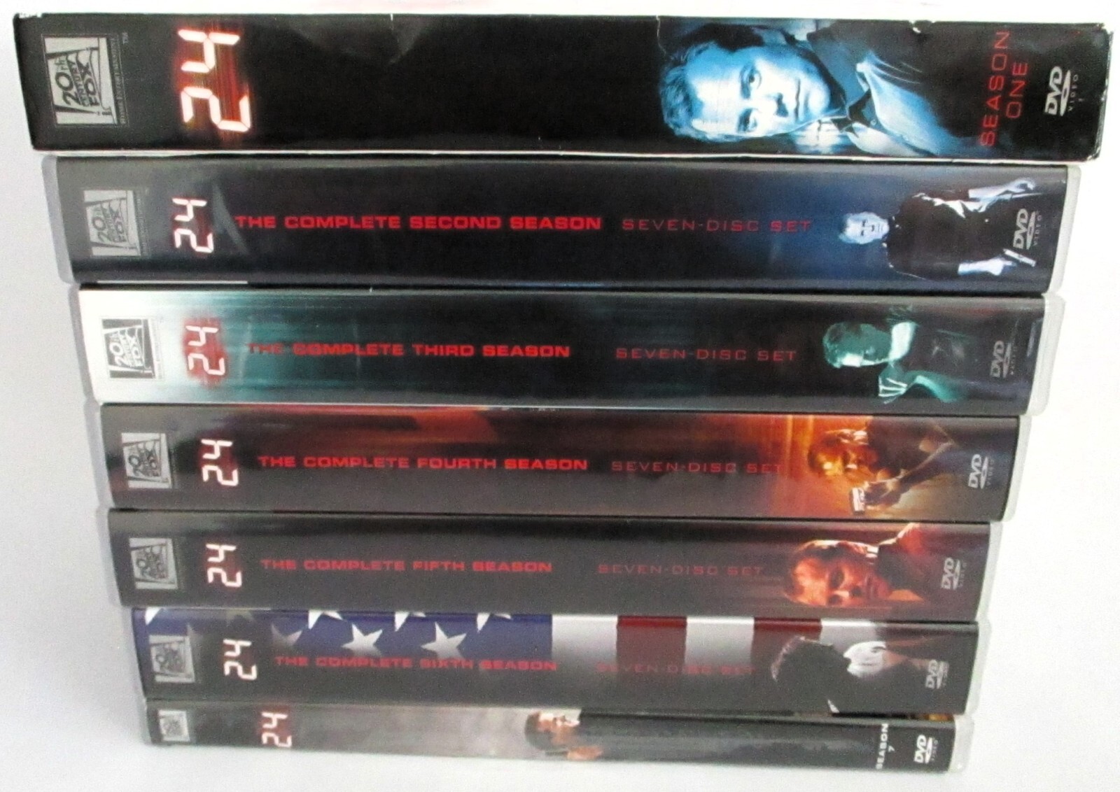 24 Kiefer Sutherland Complete TV Series Seasons 1-6 6 Season DVD Lot Fox