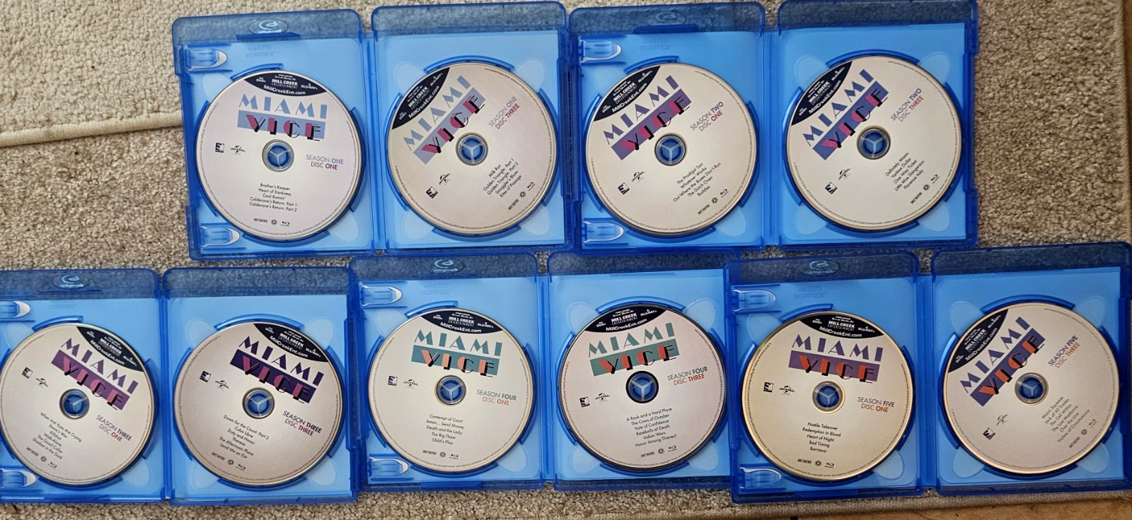 Miami Vice The Complete Series Blu-ray Seasons 1-5 TV Crime Drama