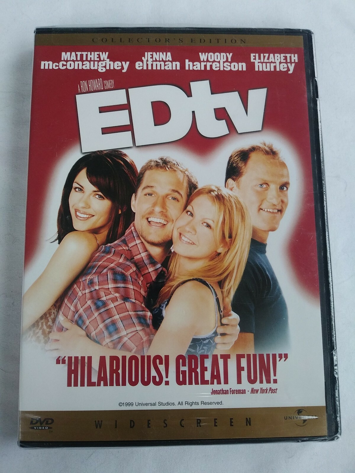 EDtv (DVD, 1999 Widescreen) Matthew McConaughey NEW Sealed Free Shipping !!!