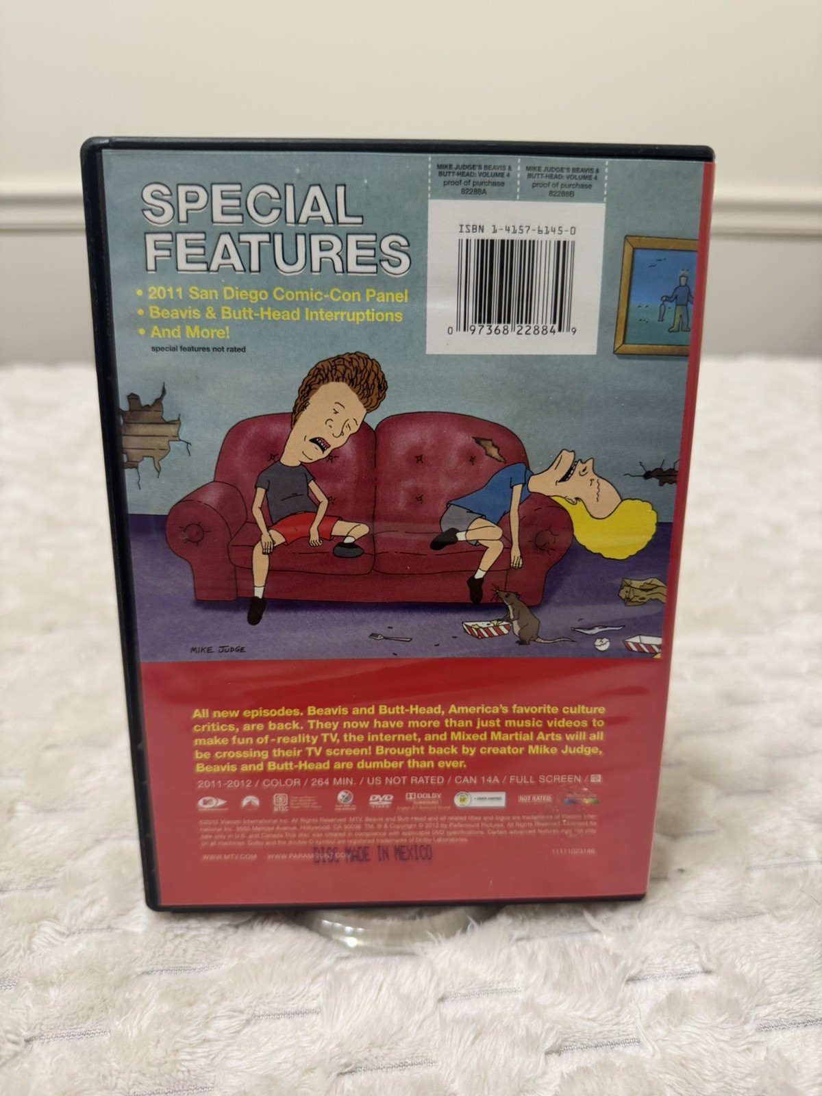 Mike Judge’s Beavis and Butt-Head: Volume 4 (DVD, 2011) 264 Minutes