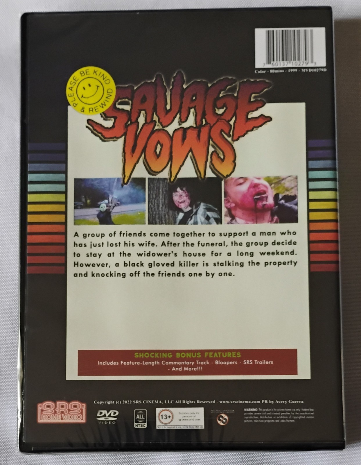 Six Gore And Splatter Filled Horror DVDs From The SRS Cinema Home Video Line
