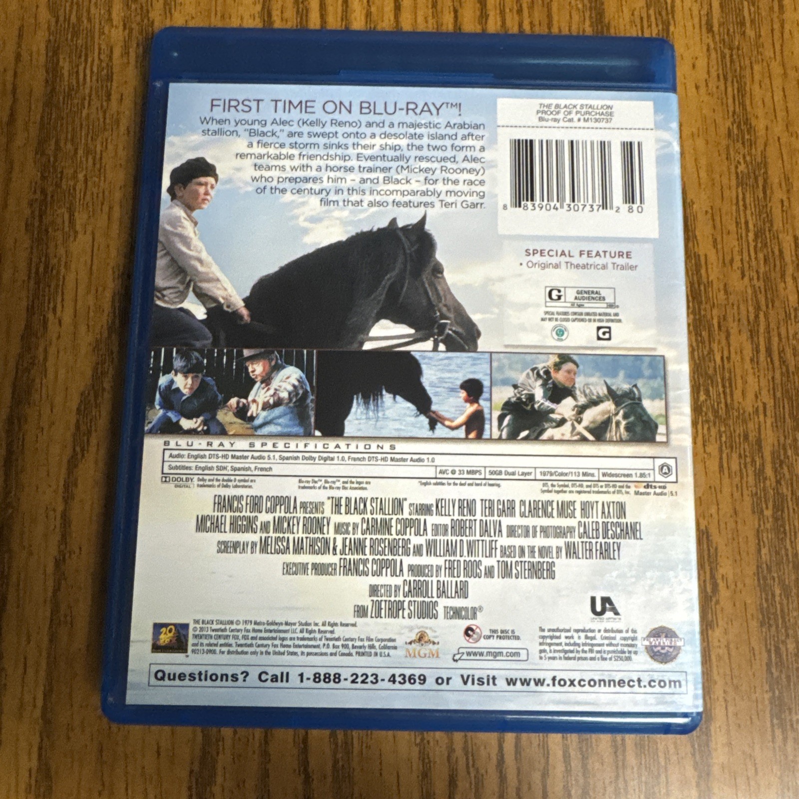 The Black Stallion (Blu-ray 1979) Francis Ford Coppola