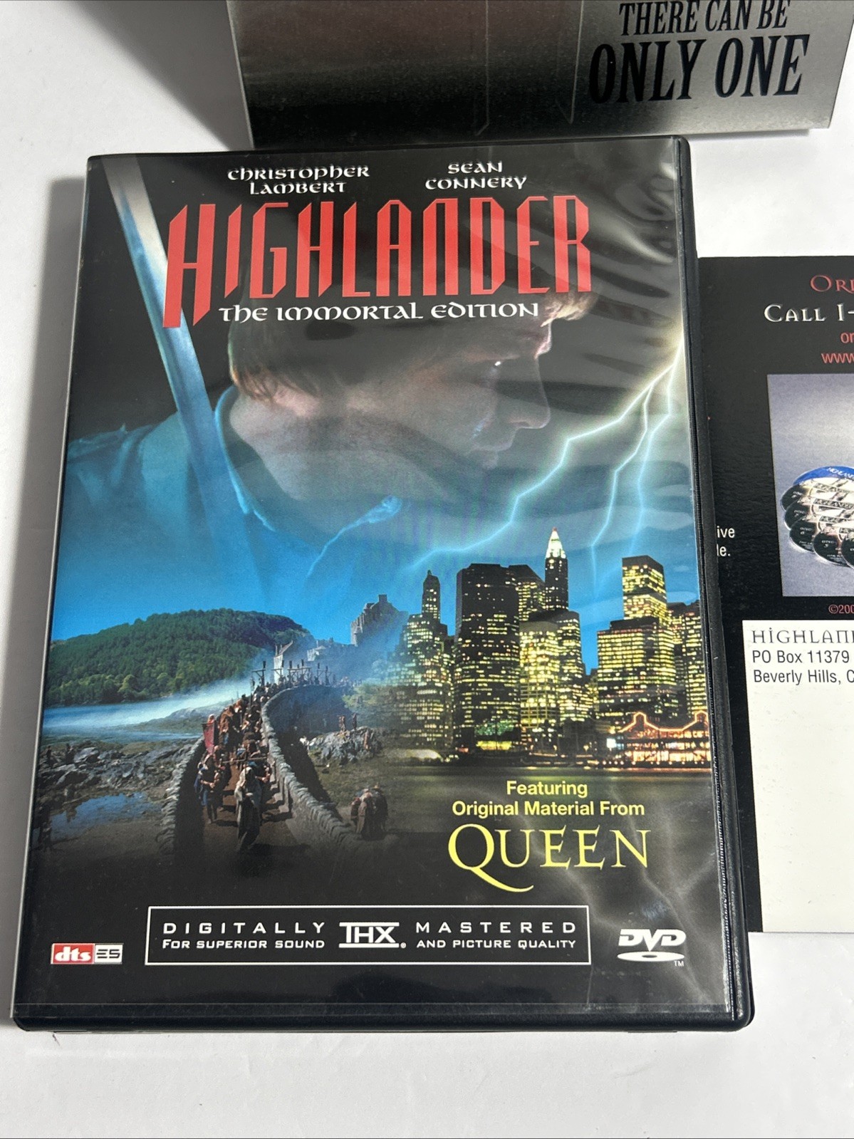 Highlander (The Immortal Edition) (1986; 2002) (DVD, CD) [Starz/Anchor Bay]