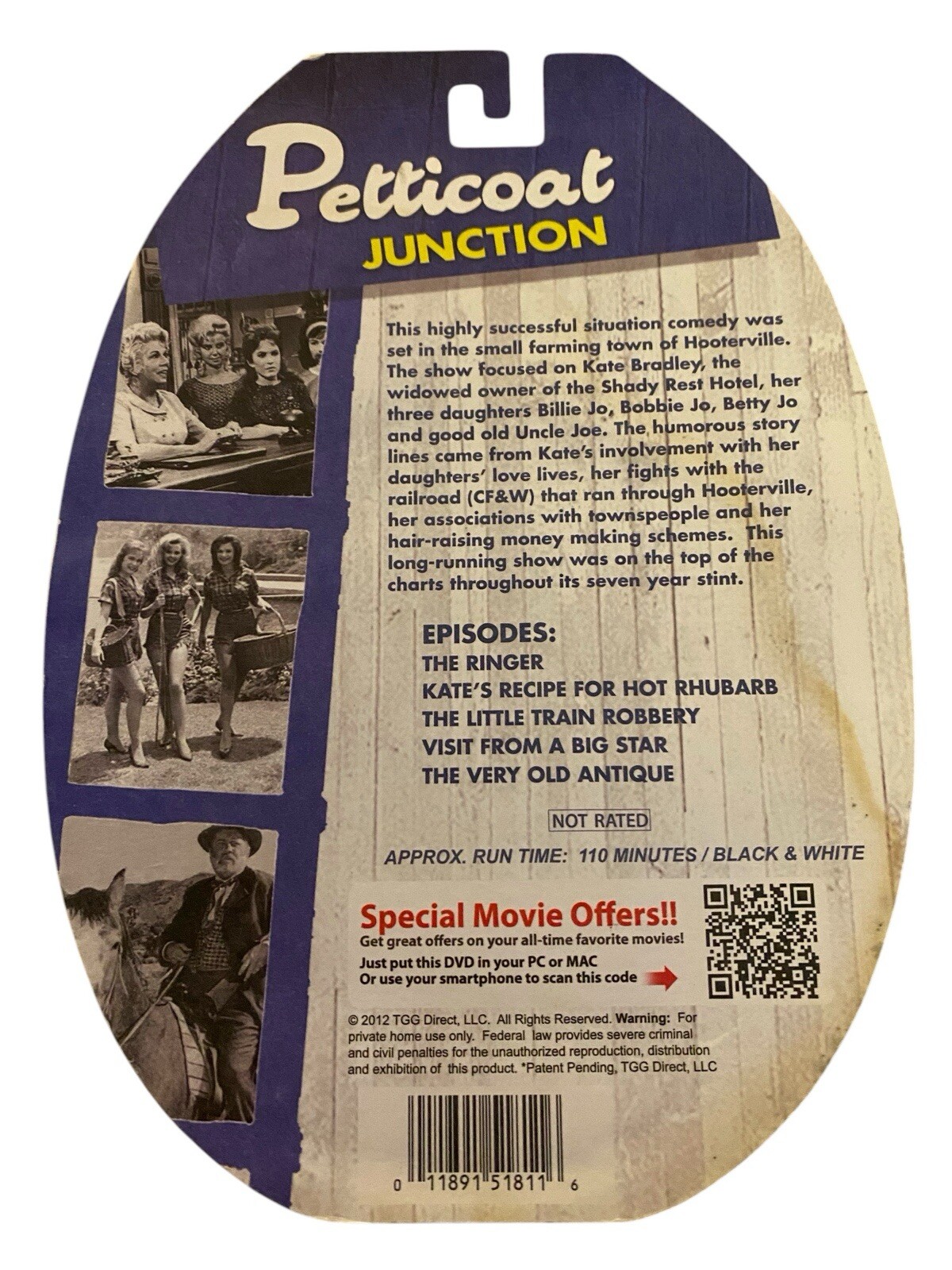 PETTICOAT JUNCTION DVD~5 Episode~110 min~Classic TV~NEW/Sealed
