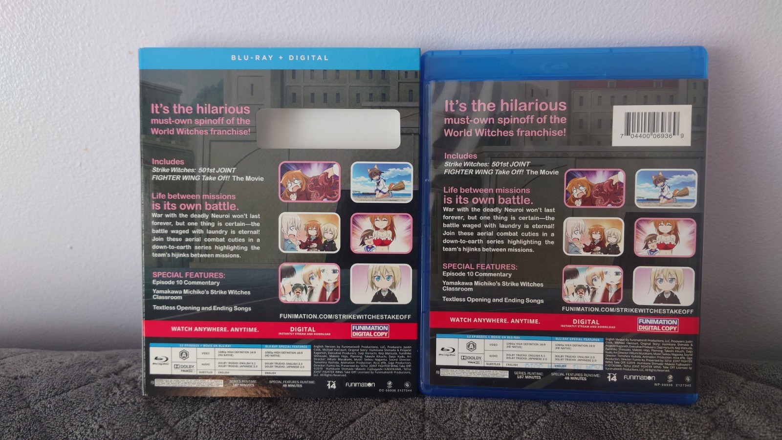Strike Witches 501st Joint Fighter Wing Take Off Complete Series Blu-Ray