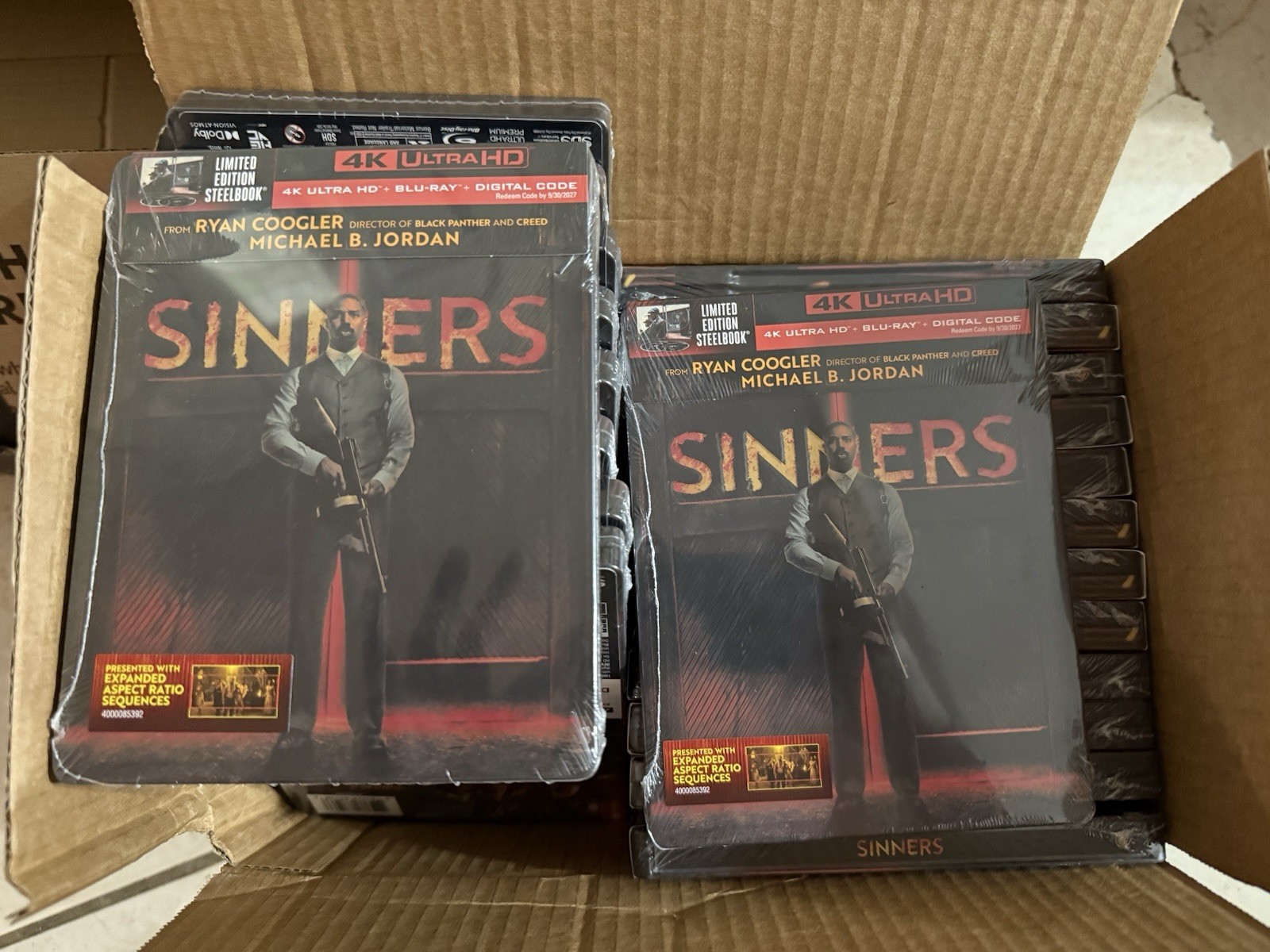 Sinners Limited Edition Steelbook 4K Ultra HD + Blu-ray Sealed New