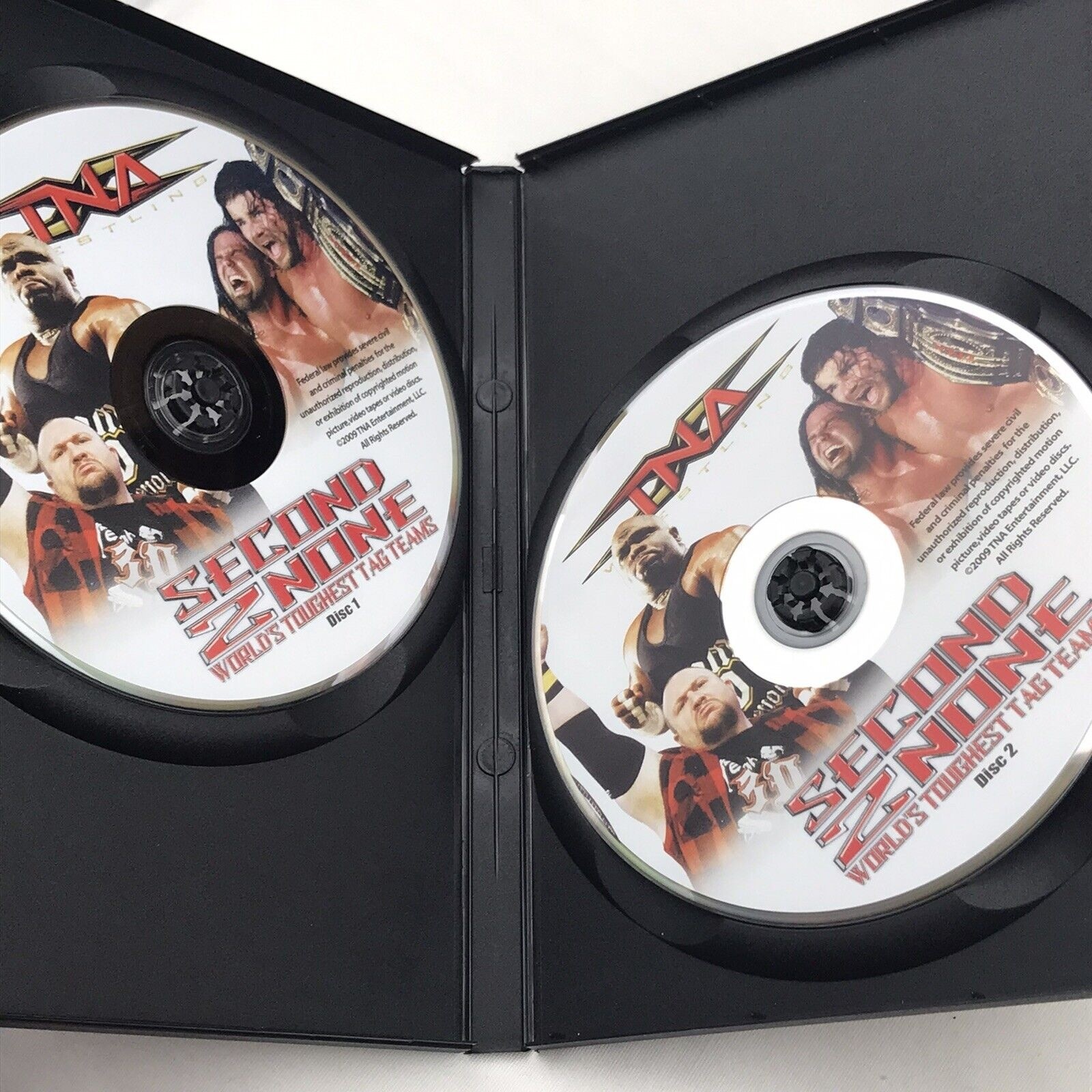 TNA Second 2 None Worlds Toughest Tag Teams 2 Disc Set Wrestling DVD 2009