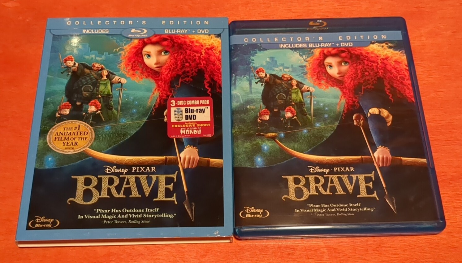 Brave blu-ray John Lasseter Andrew Stanton Pete Docter Kelly Macdonald