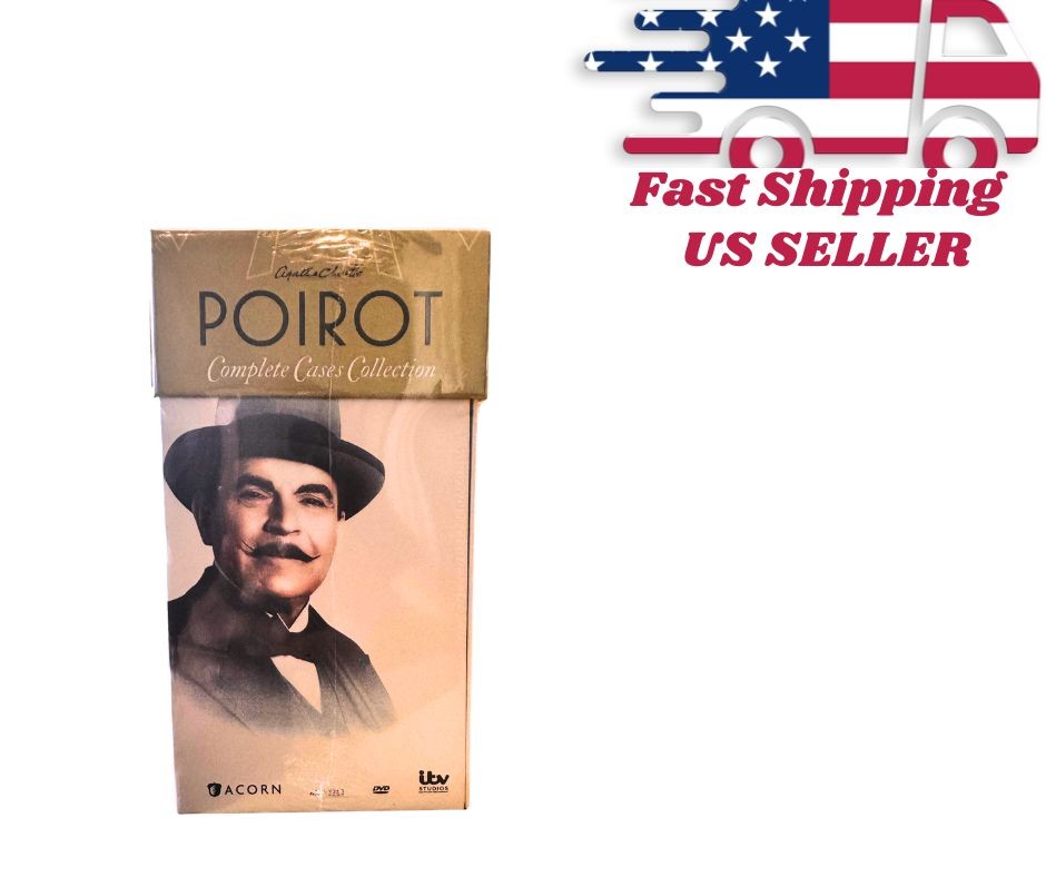 Agatha Christie’s Poirot: Complete Cases Collection (33 DVD Box set ) NEW/SEALED
