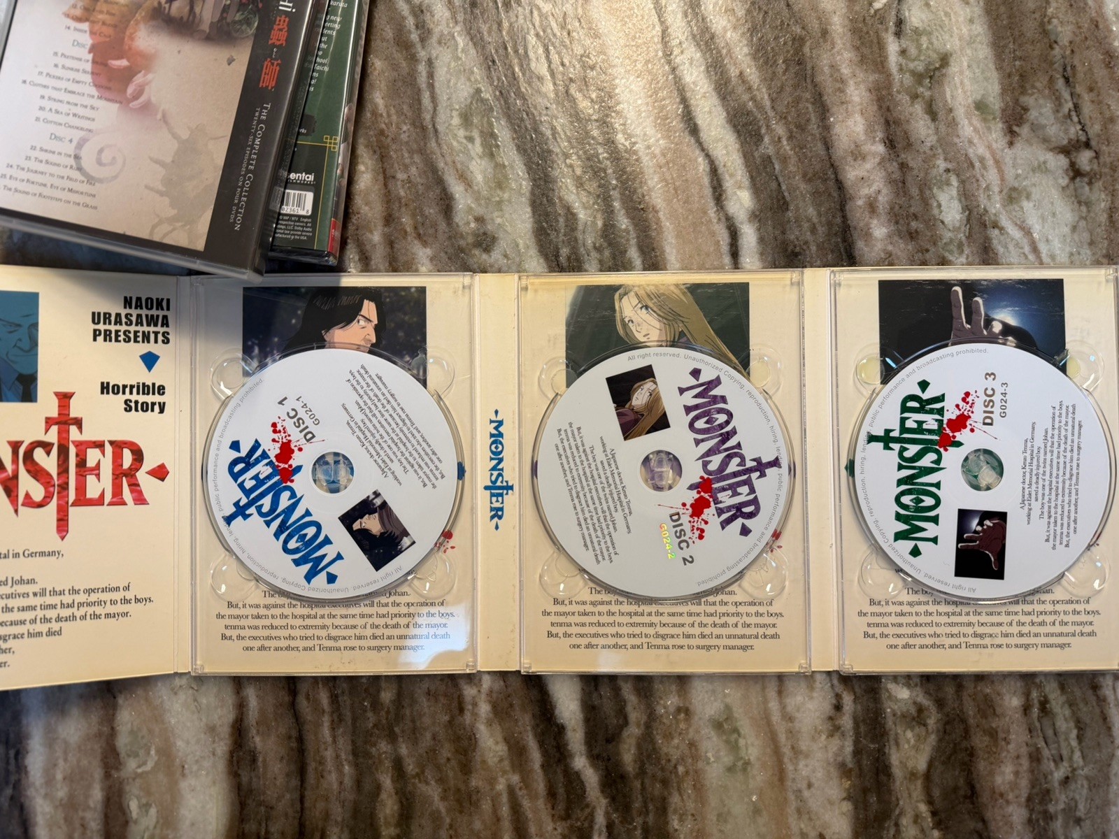 Naoki Urasawa Presents Monster: Part 01 (Japanese English Dub 3-Disc Set) RARE