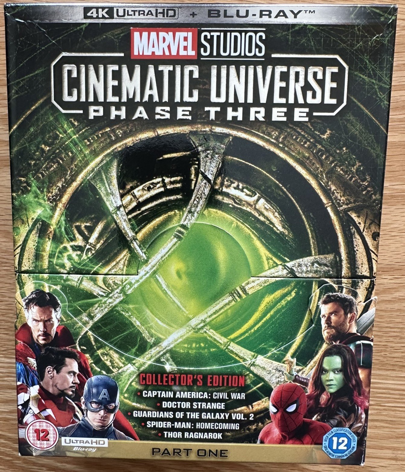 🔥MARVEL STUDIOS PHASE THREE (3) *Parts 1 & 2* 4K ULTRA HD*MINT!*FREE SHIPPING!