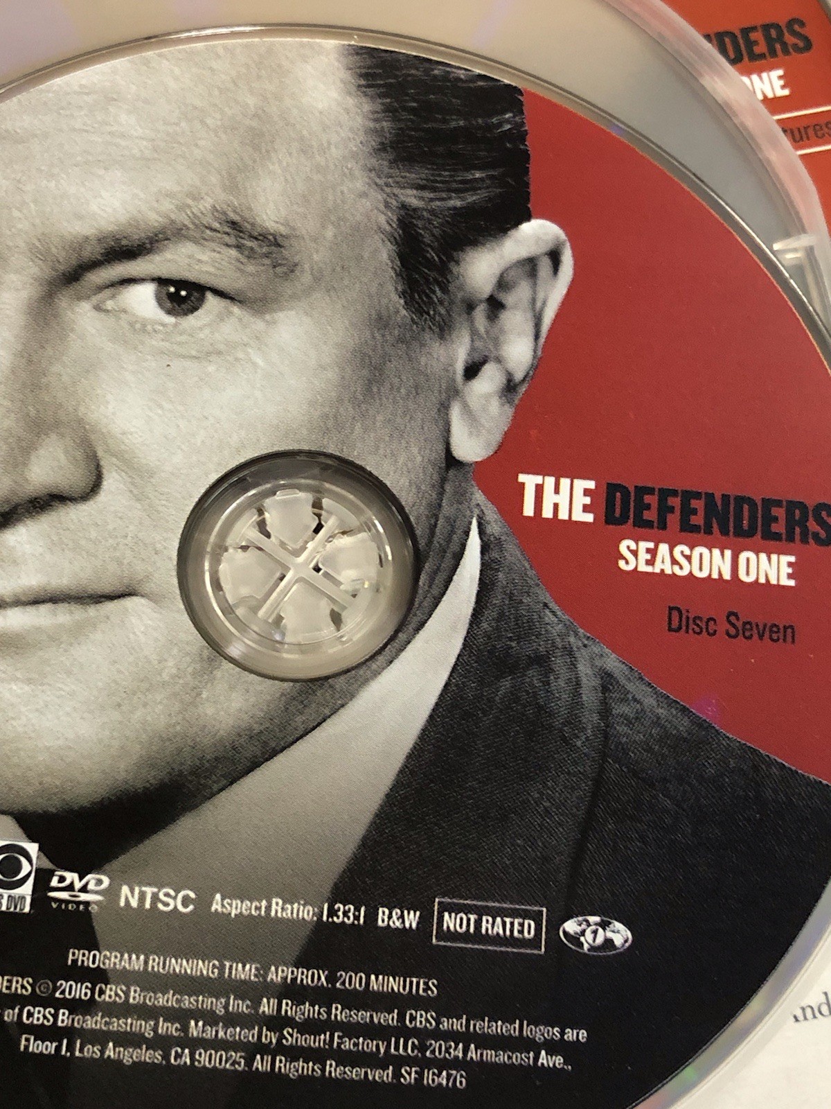 The Defenders Season One DVDs From 1961 From Shout Factory — Missing Disc 2 —