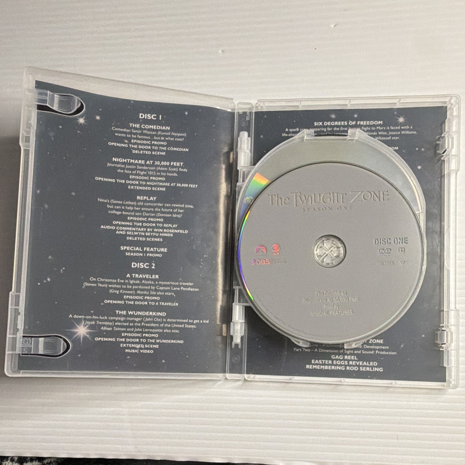 CBS The Twilight Zone Season 1 (2019) DVD 4-Disc Set Deleted Scenes Commentary