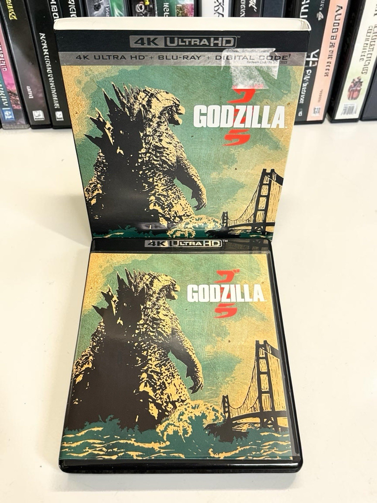 GODZILLA 2014 4K UHD/BLU-RAY Kaiju GARETH EDWARDS W/ SLIPCOVER