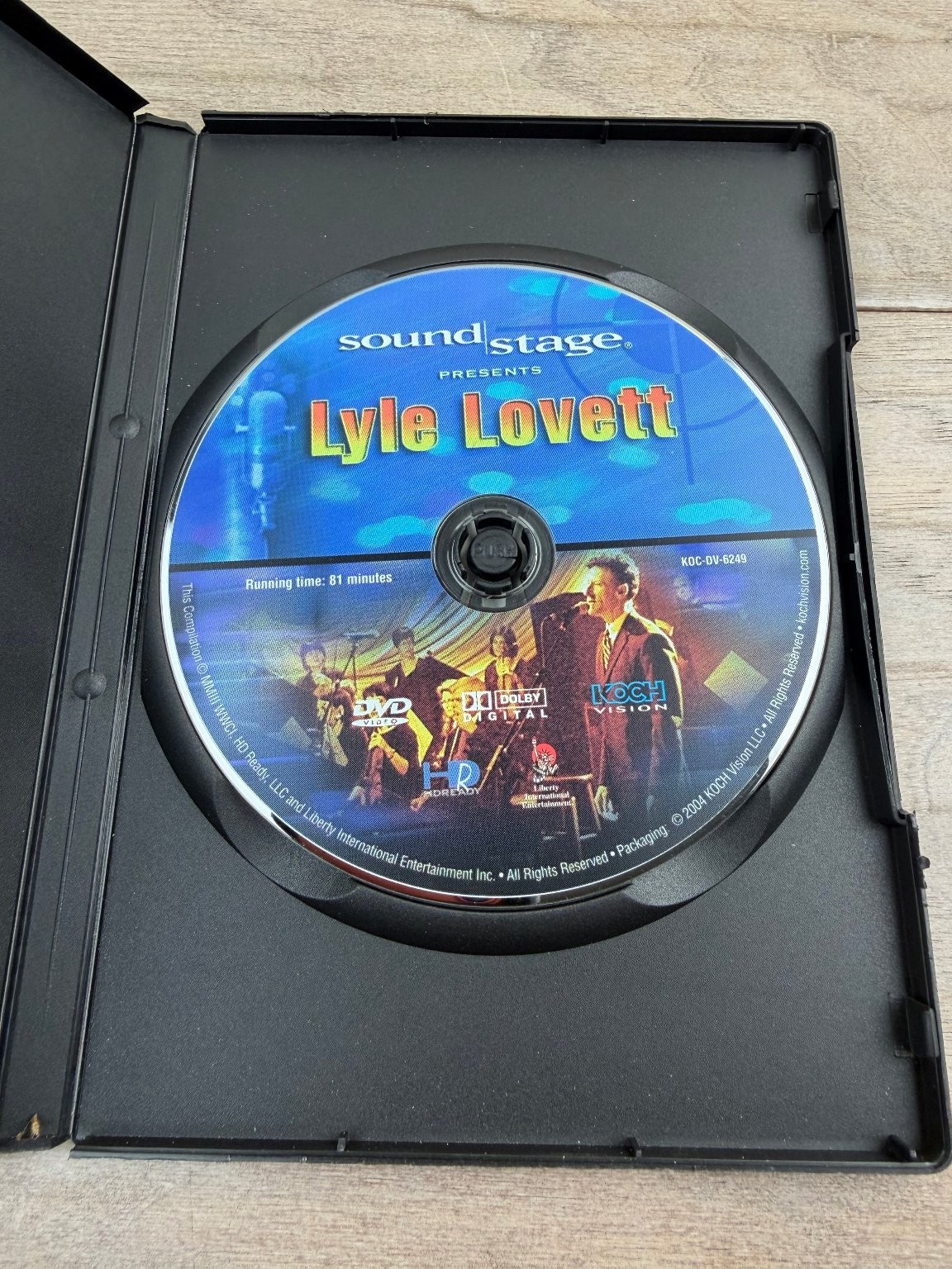Soundstage Presents Lyle Lovett DVD 2004 Live Concert Randy Newman Mark Isham