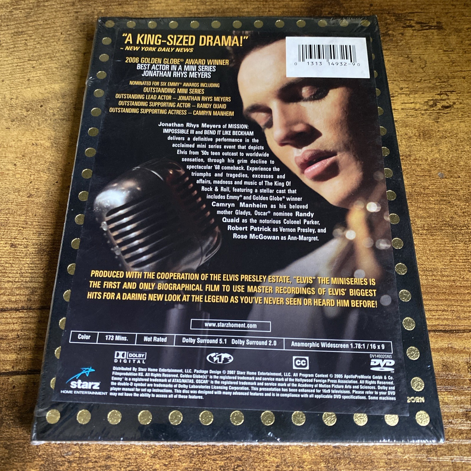 Elvis: the Mini Series (DVD, 2005) Jonathan Rhys Meyers – Brand New