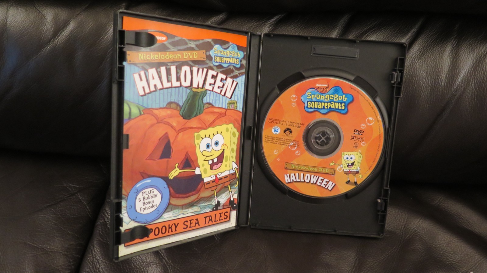 SpongeBob SquarePants Halloween DVD 2002 Nickelodeon Viacom Squidward Gary