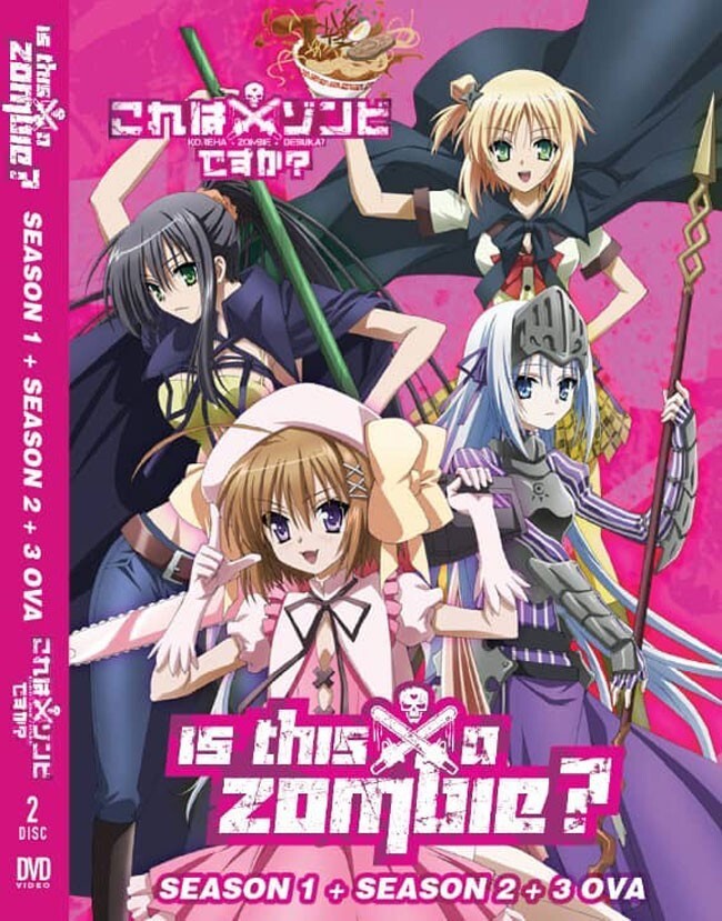 Is This a Zombie? Season 1-2 (VOL.1-24 END) + 3 OVA DVD with English Dubbed