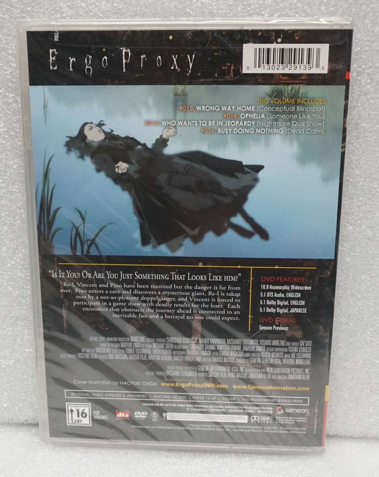Ergo Proxy Vol 4 with mini pencil board Brand New Factory Sealed