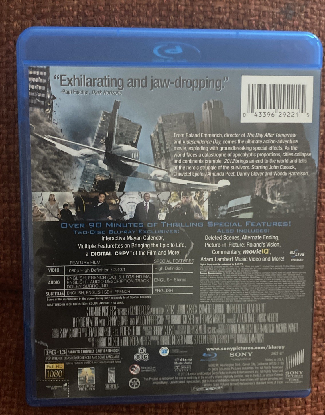 2012 Special Edition – Blu-ray – FREE SHIPPING