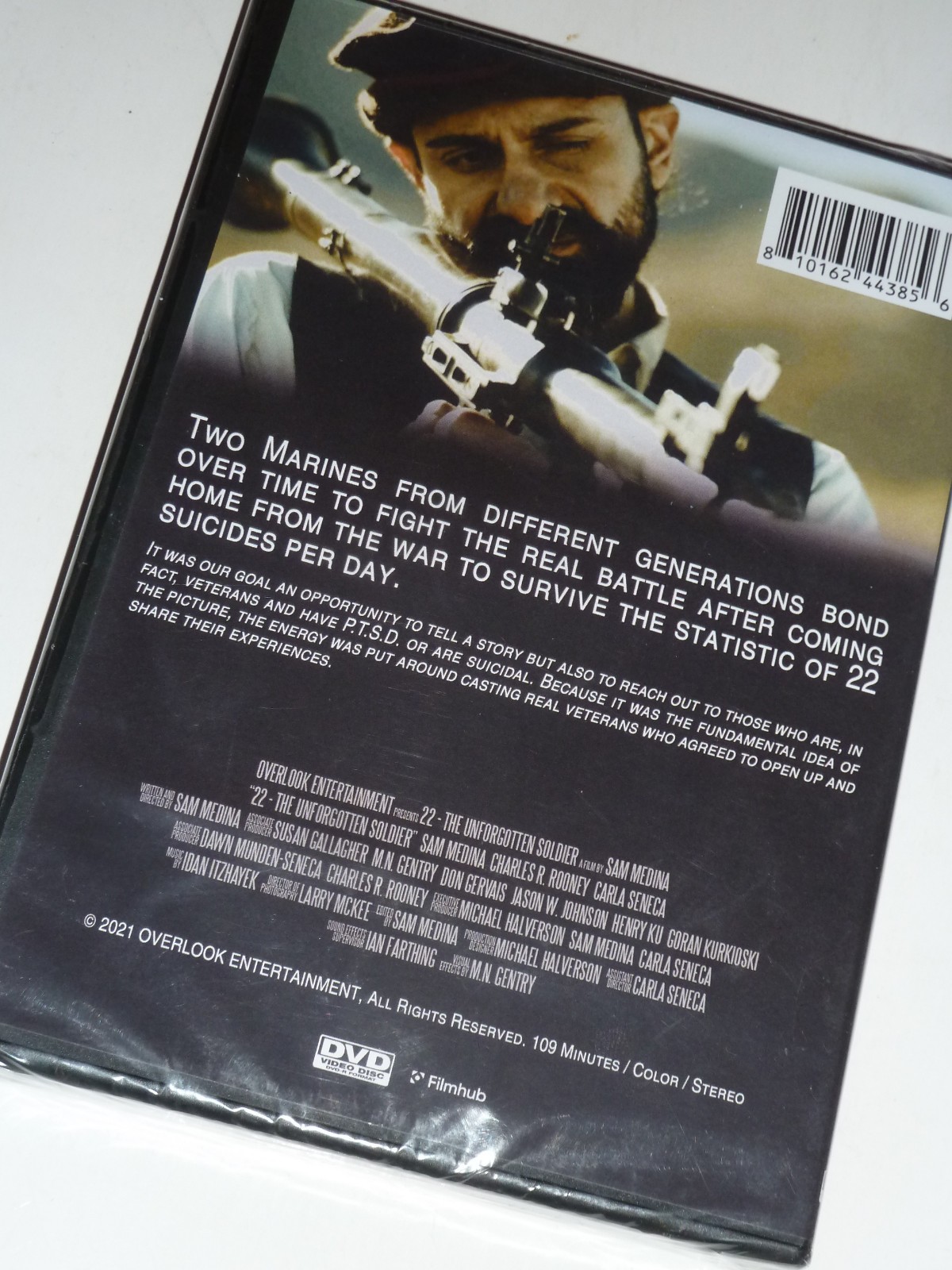 22: the Unforgotten Soldier DVD 2023 drama movie miliary US marines PTSD NEW!