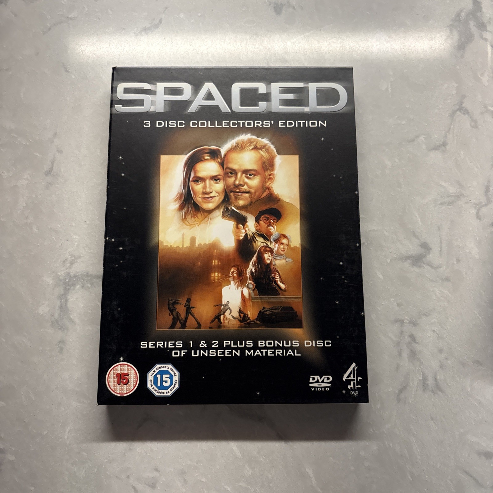 Spaced: Series 1 & 2: Collector’s Edition Region 2 PAL DVD w/ Dust Cover
