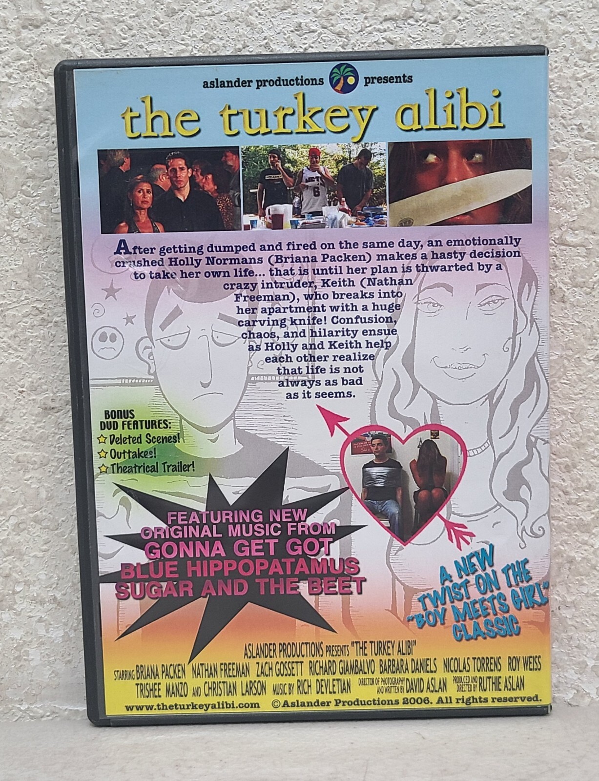 The Turkey Alibi Ruthie Aslan Romantic Comedy Dark Humor DVD 2006