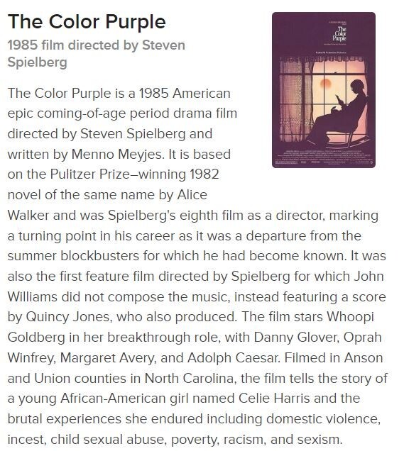 The Color Purple [1985] (DVD,2007,Widescreen) Brand New Factory Sealed!