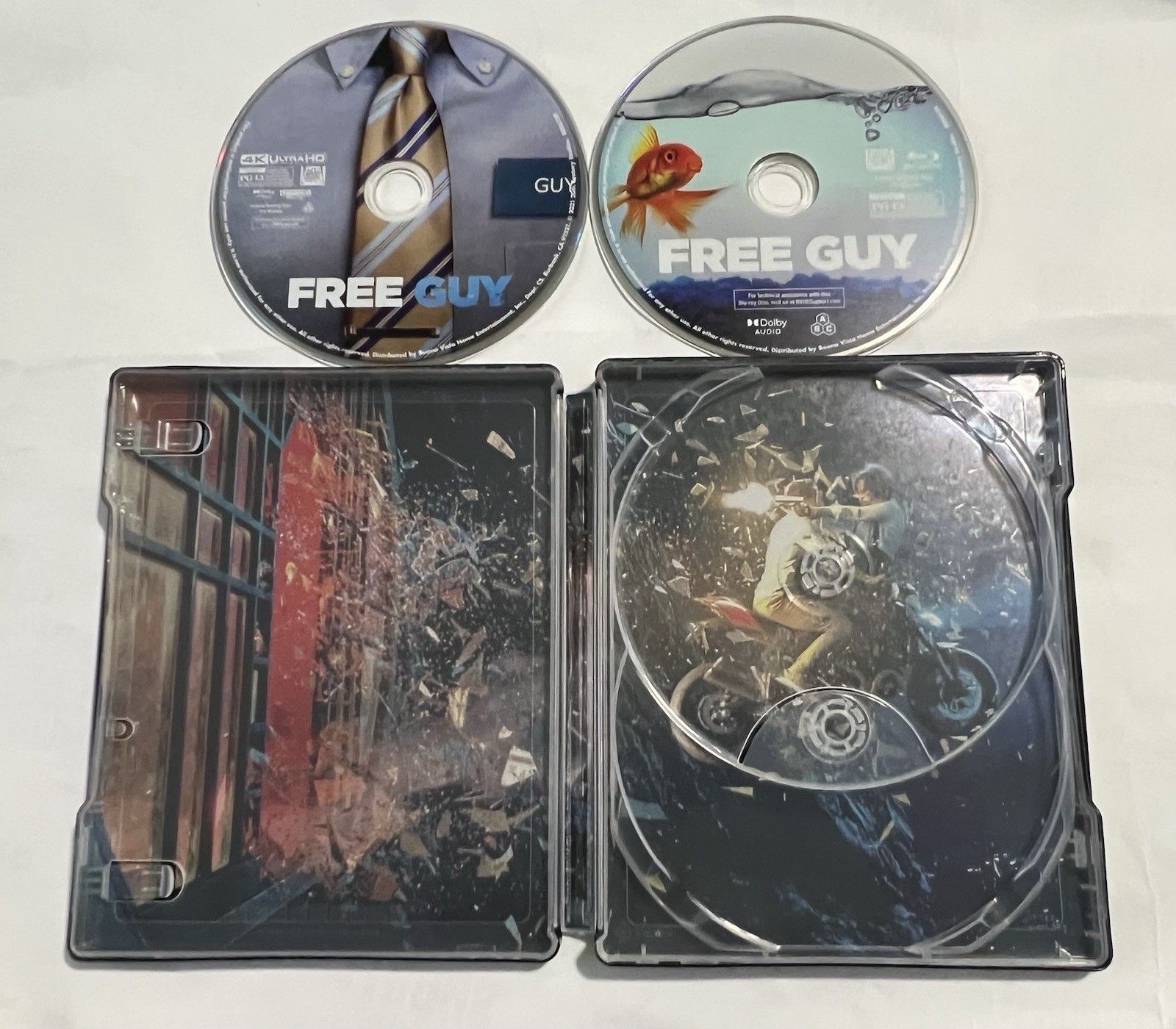 Free Guy Steelbook 4k UHD + Blu-Ray w/ Protector *NO DIGITAL*