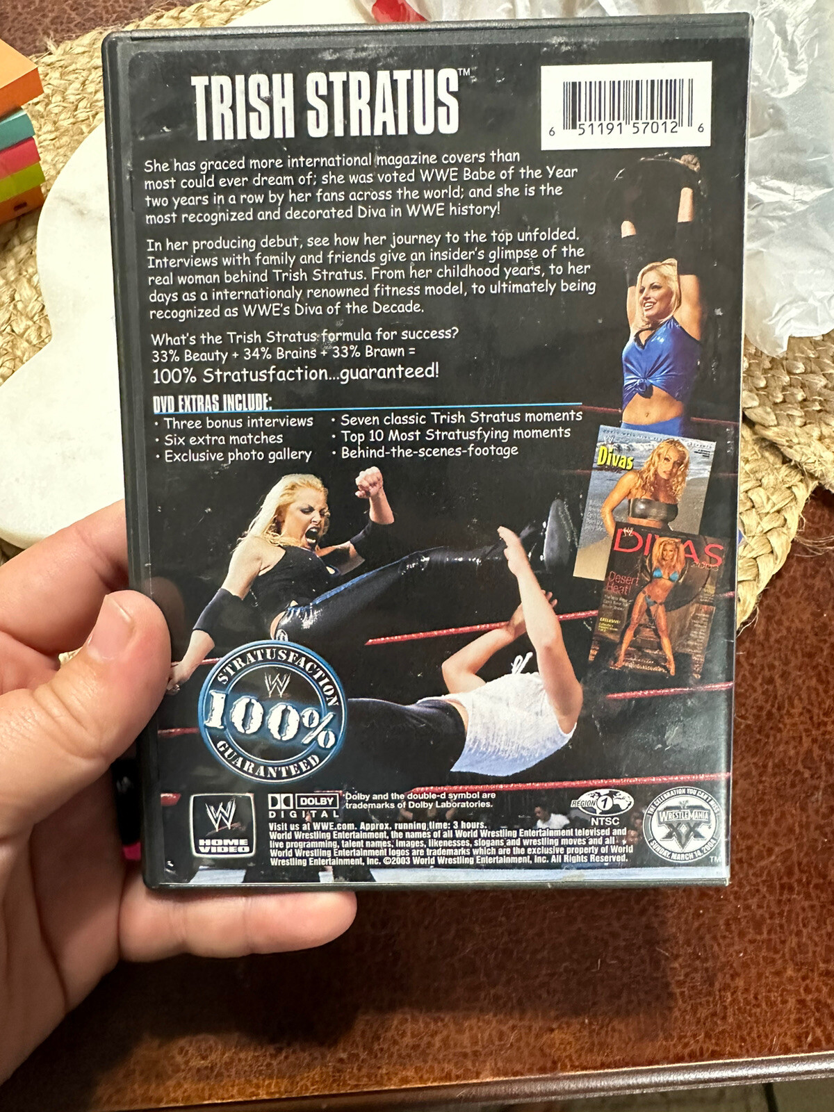 TRISH STRATUS SPECIAL COLLECTOR’S EDITION 100% STRATUSFACTION GUARANTEED wwe dvd
