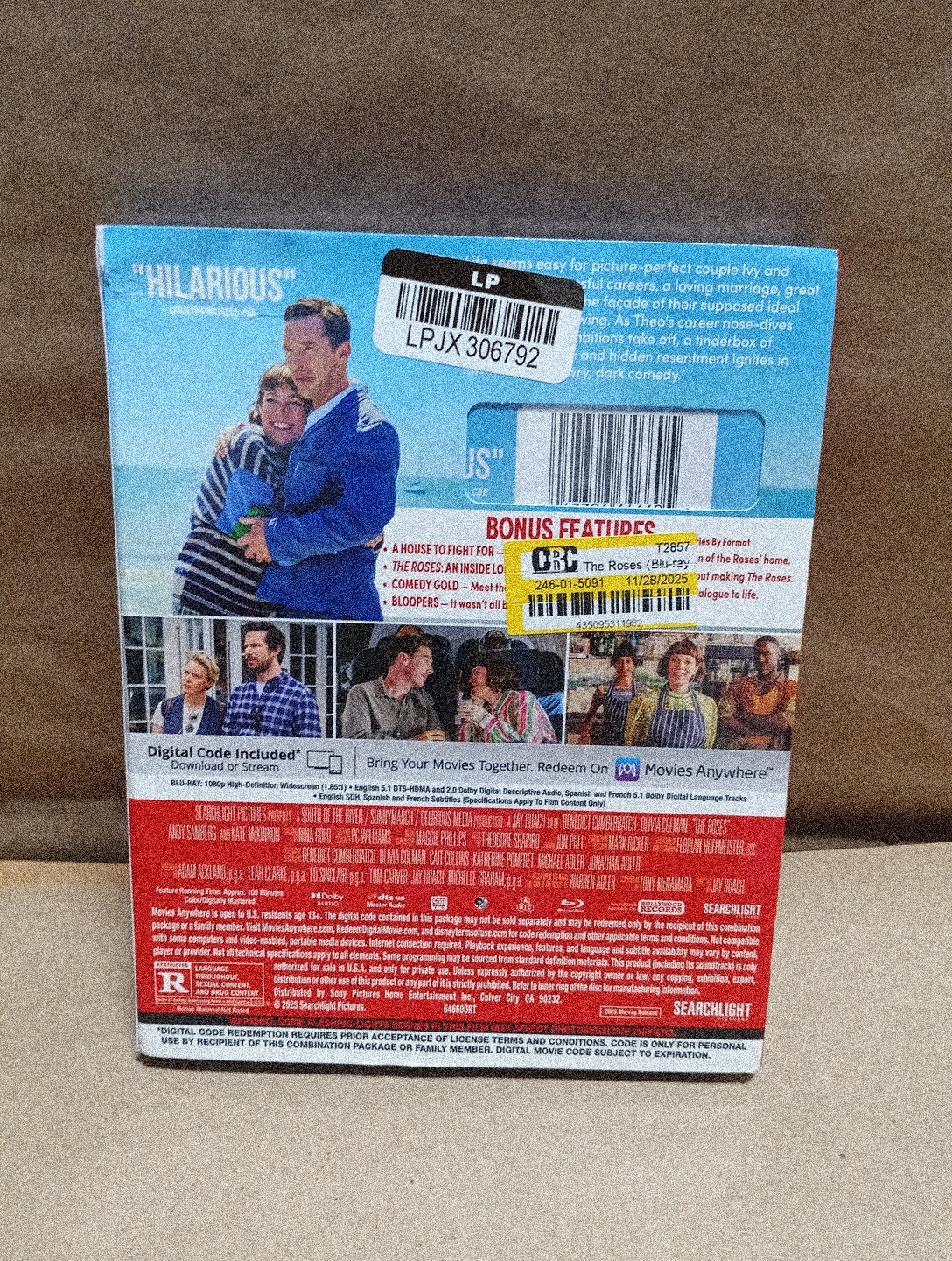 The Roses Blu-ray + Digital Copy SEE DESCRIPTION
