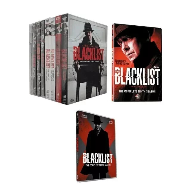 Blacklist Seasons 1-10 DVD Box Set – Complete Series Collection NEW Free ship