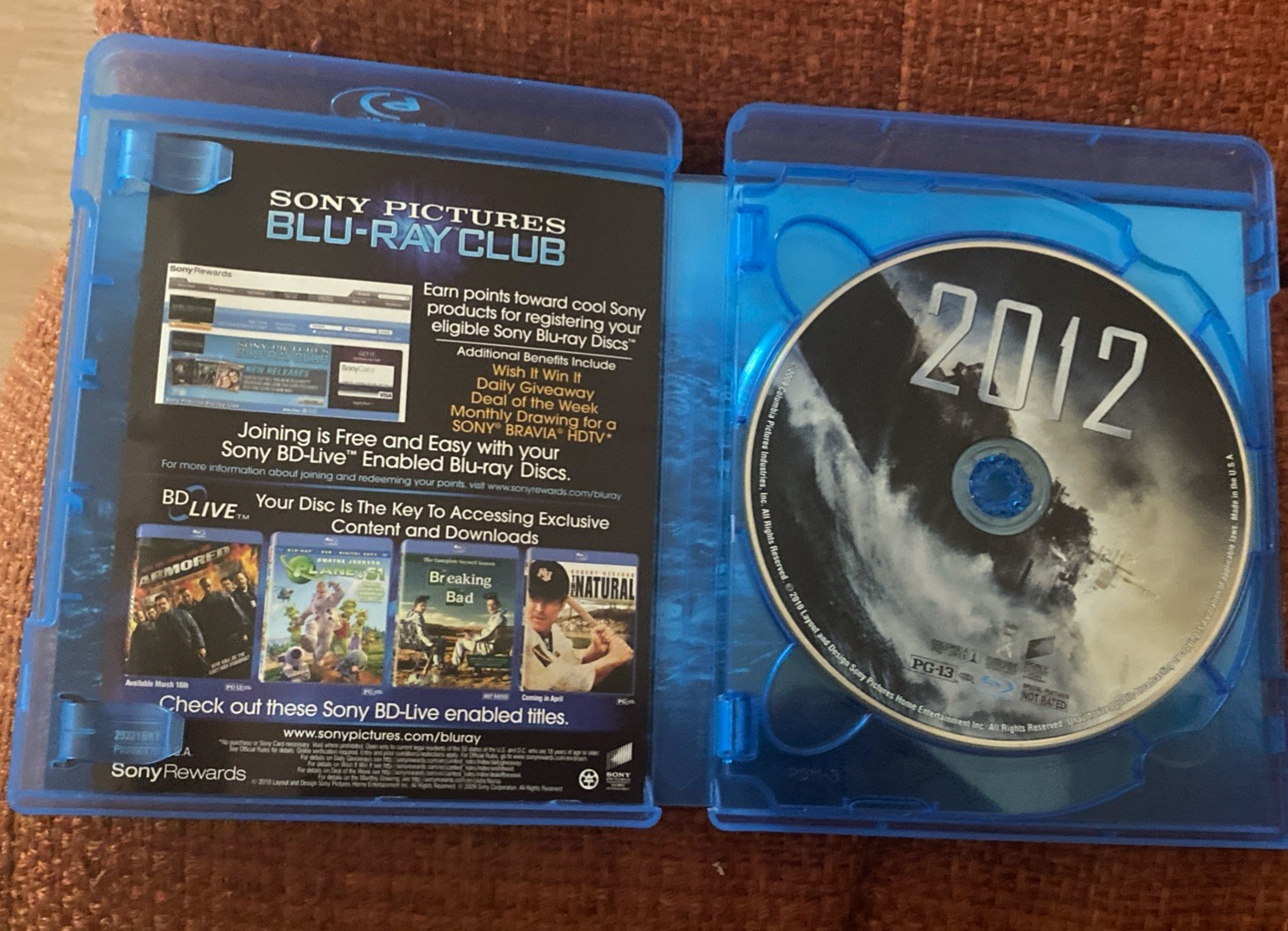 2012 Special Edition – Blu-ray – FREE SHIPPING