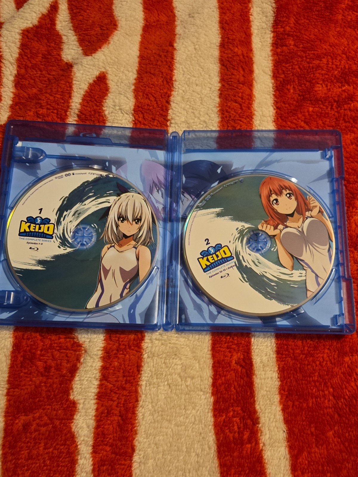 Keijo!!!!!!!!: the Complete Series (Blu-ray) Very Rare Oop Anime Ships In Box