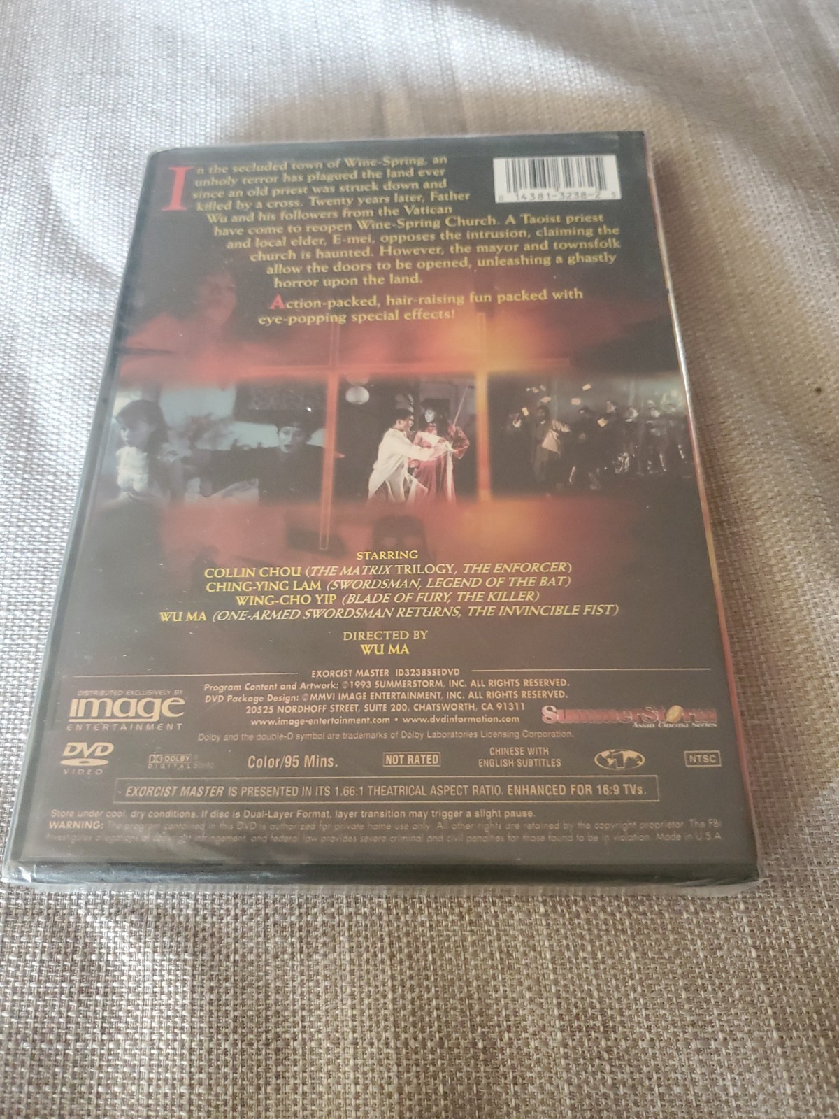 Exorcist Master – DVD region 1 chinese audio engl. sub. Hong Kong Horror