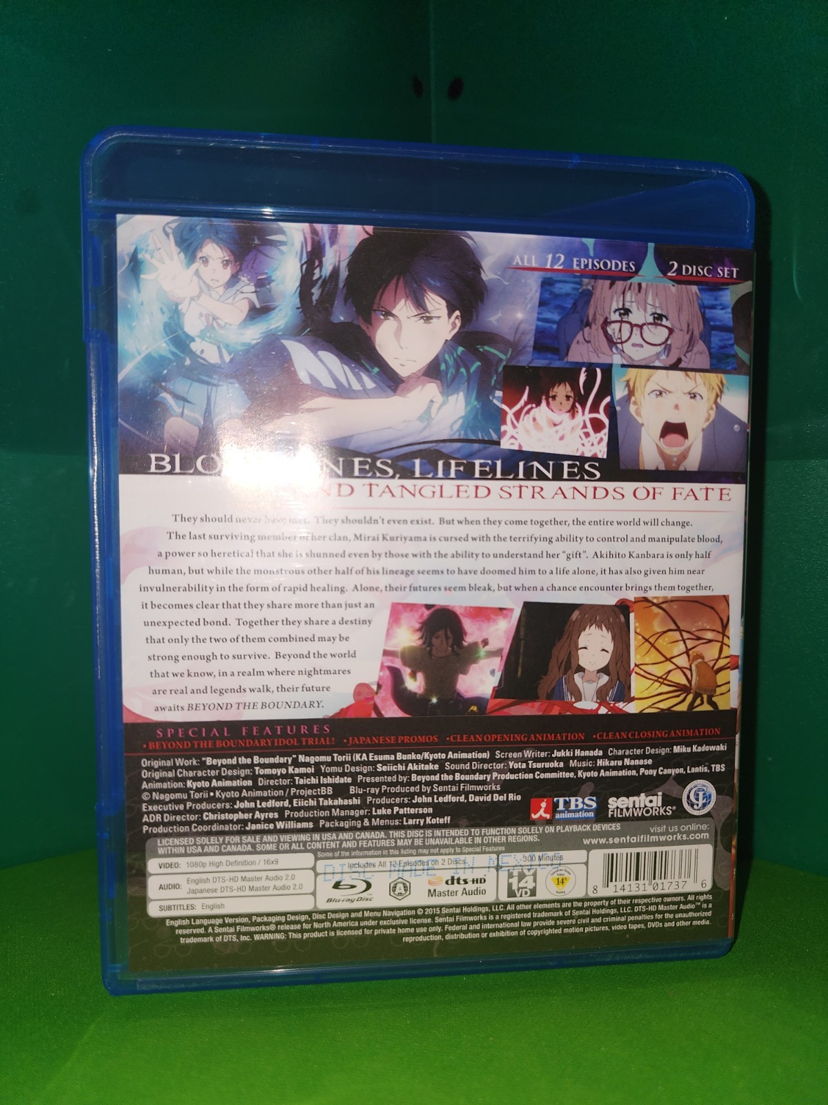 CIB – Beyond the Boundary Complete Collection (Blu-ray, 2015, Sentai) Anime
