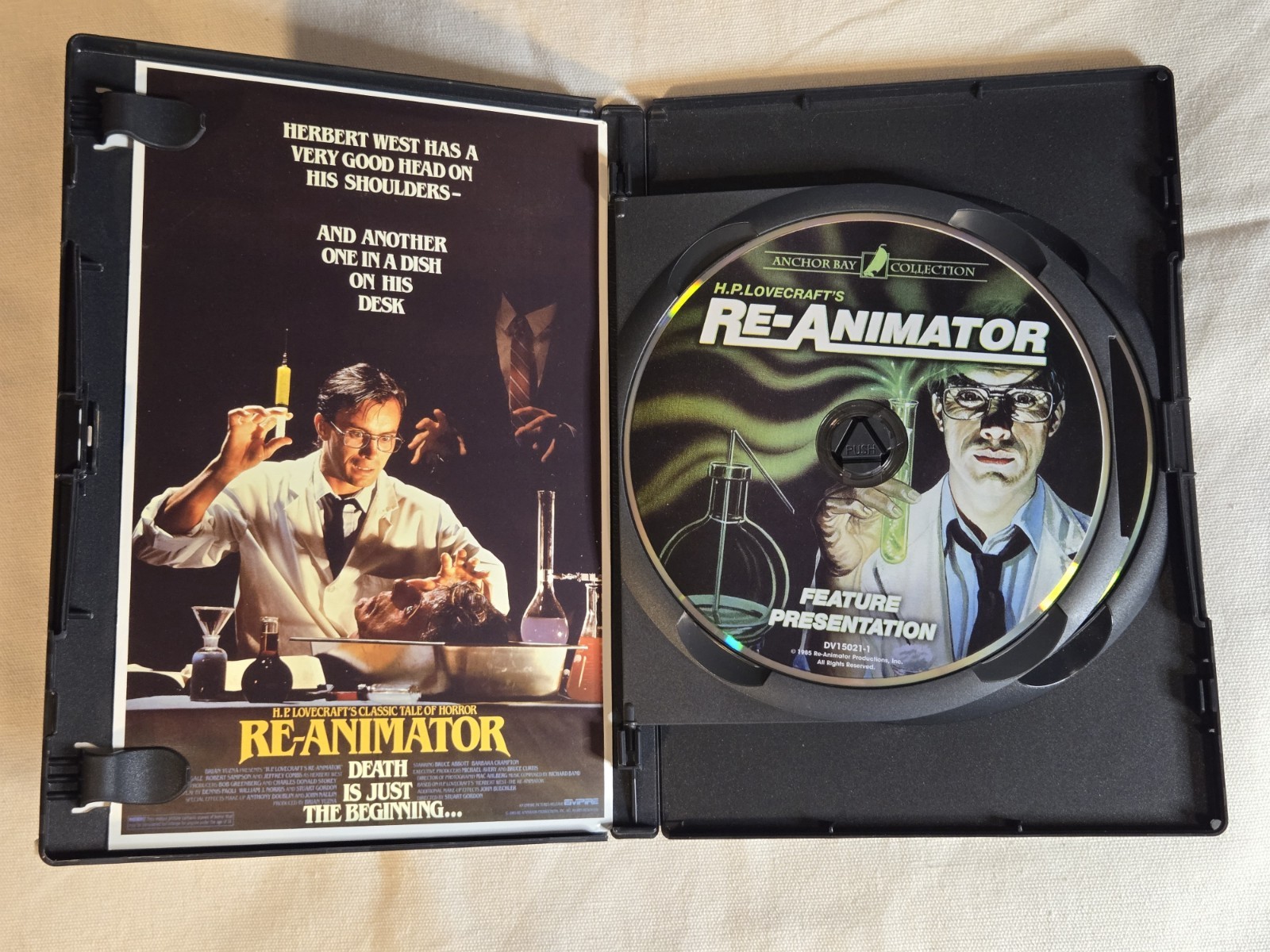 Re-Animator (DVD, 1985) Special Widescreen Edition
